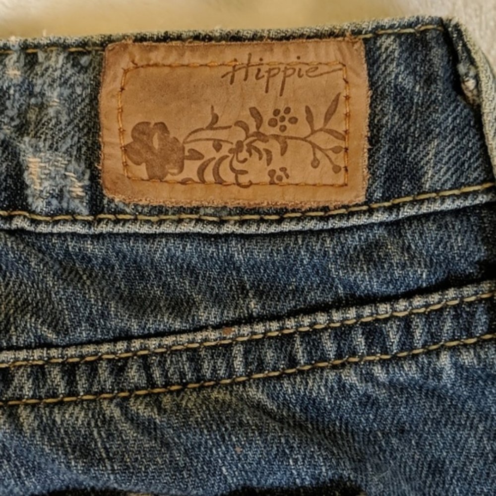 Hippie Brand Jeans | Distressed | Rhinestones - Picture 5 of 6